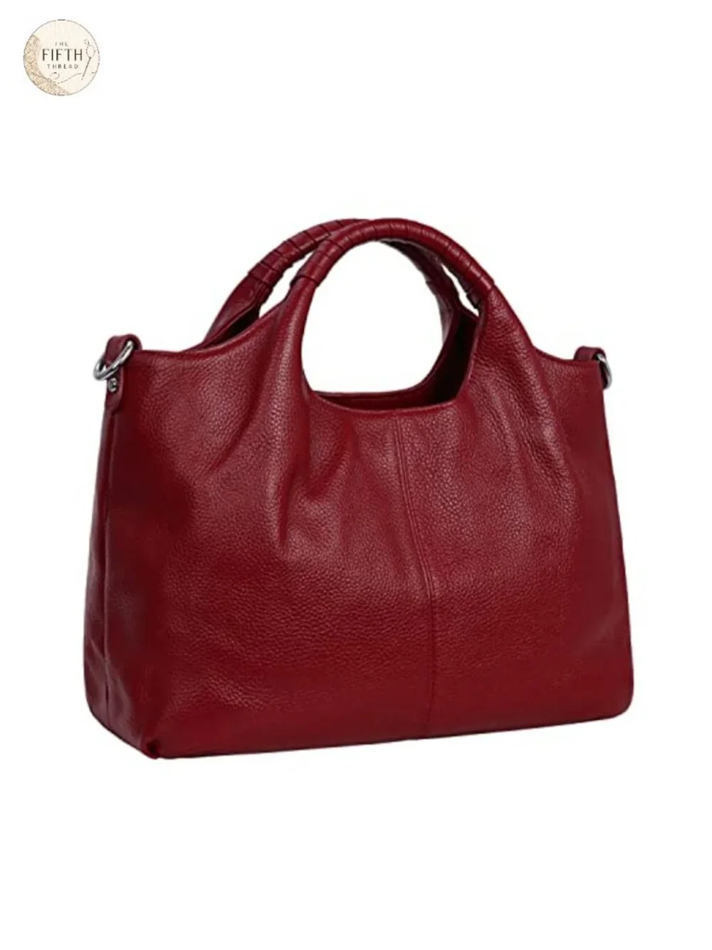 Genuine Leather Top Handle Satchel Bag for Women Large